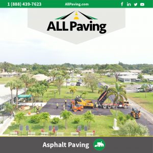 asphalt paving Parking lot